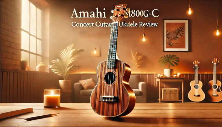 amahi am800g-c concert cutaway ukulele review